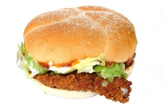 Chicken-Sandwich-Bun-Fast-Food